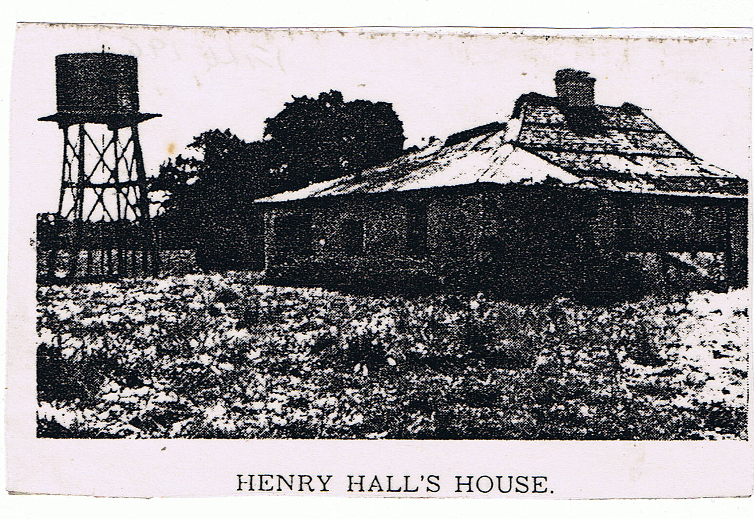 Historical photograph of Hall’s Cottage